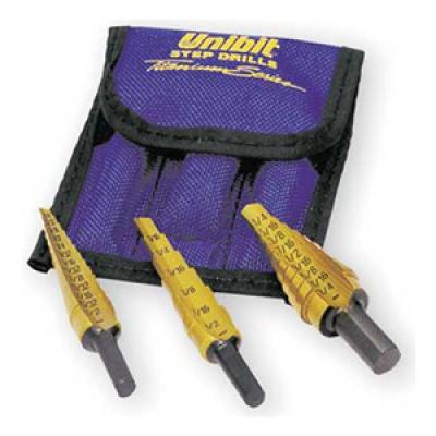 Unibit Step Drill Sets - 3 pc.