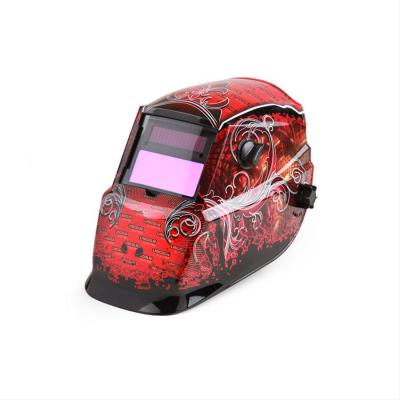 Grunge 600S Red/Black Autodarkening Helmet - Variable 9-13