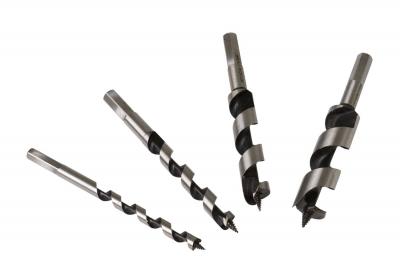 Heavy-Duty 6-Inch Auger Drill Bit Set, 4-Piece