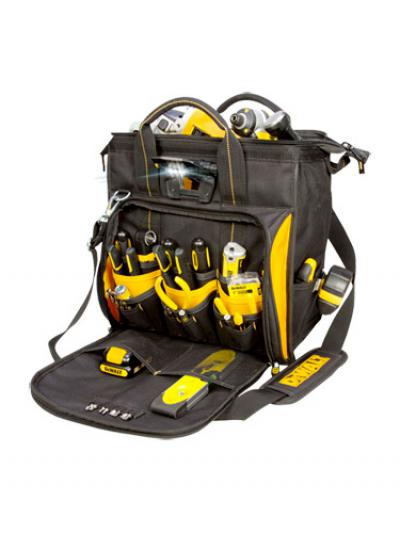 41-Pocketed Lighted Technician's Tool Bag