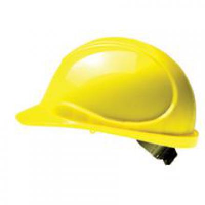 Wave ANSI Ratchet Suspension Hard Hat - Yellow