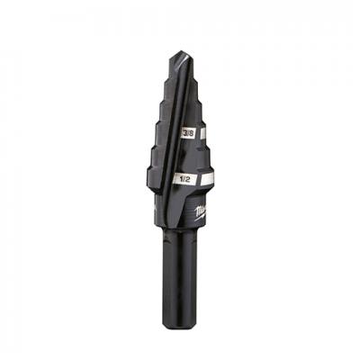 #6 Step Drill Bit, 3/8" & 1/2" by 1/16"