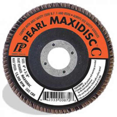 7 x 5/8-11 SC Maxidisc™ Flap Discs for Stone/Glass, Type 27 Shape