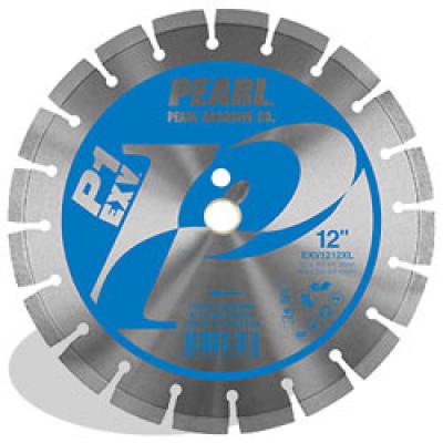 12 x .125 x 1, 20mm Pearl P1 E x V™ Concrete & Masonry Segmented Blade, 12mm Rim