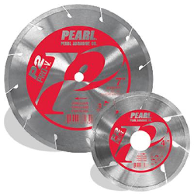 4-1/2 x .060 x 7/8-5/8 Pearl P2 Pro-V™ Dry Porcelain Blade, 8mm Rim