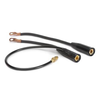 TIG TORCH TWIST-MATE™ TO STUD ADAPTER CABLE, 2 FT. (3.7 M) GAS HOSE