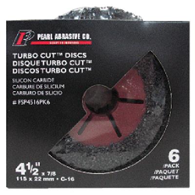 4-1/2 x 7/8 SC Turbo Cut™ Discs for Concrete and Stone, C16, 6/Pack