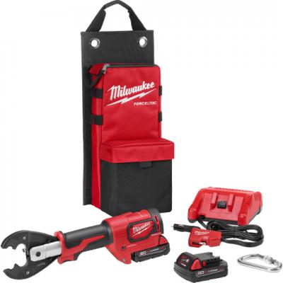 M18™ FORCE LOGIC™ 6T Utility Crimper Kit with D3 Groves and Fixed BG Die