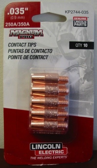 COPPER PLUS® CONTACT TIP ALUMINUM .035 IN (0.9 MM) - 10/PACK