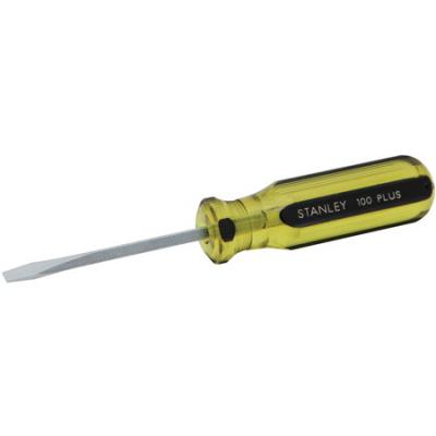 STANLEY® 100 PLUS® SQUARE BLADE / STANDARD SLOTTED TIP SCREWDRIVER 3/16" X 3"