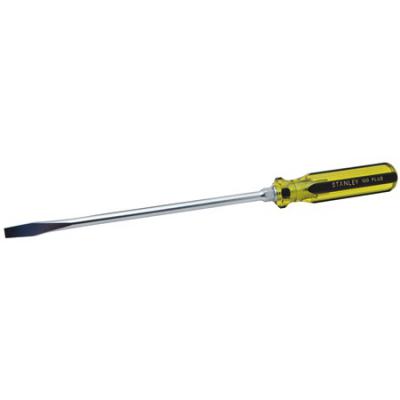 STANLEY® 100 PLUS® STANDARD SLOTTED TIP SCREWDRIVER 3/8" X 10"