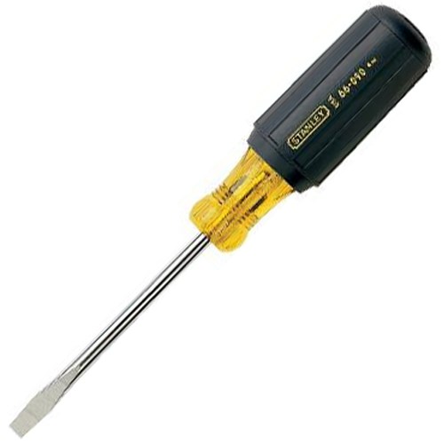 STANLEY® 100 PLUS® STANDARD SLOTTED TIP SCREWDRIVER 1/4" X 4"