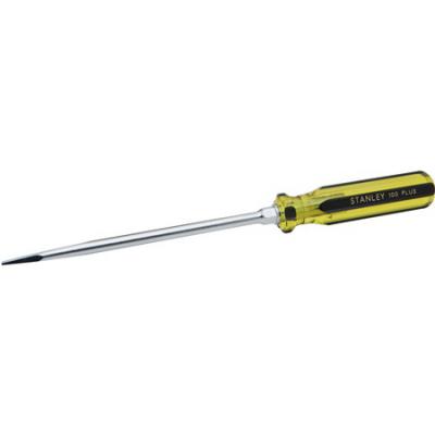 STANLEY® 100 PLUS® STANDARD SLOTTED TIP SCREWDRIVER 3/8" X 8"