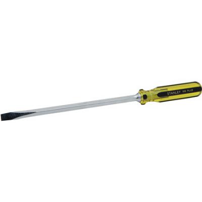 STANLEY® 100 PLUS® SQUARE BLADE / STANDARD SLOTTED TIP SCREWDRIVER 3/8" X 10"