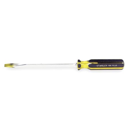STANLEY® 100 PLUS® SQUARE BLADE / STANDARD SLOTTED TIP SCREWDRIVER 3/8" X 8"