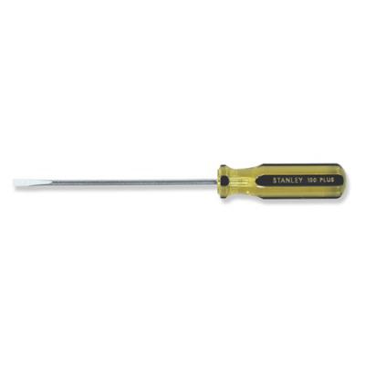 STANLEY® 100 PLUS® CABINET SLOTTED TIP SCREWDRIVER 3/16" X 6"