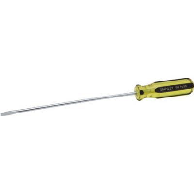 STANLEY® 100 PLUS® CABINET SLOTTED TIP SCREWDRIVER 3/16" X 8"