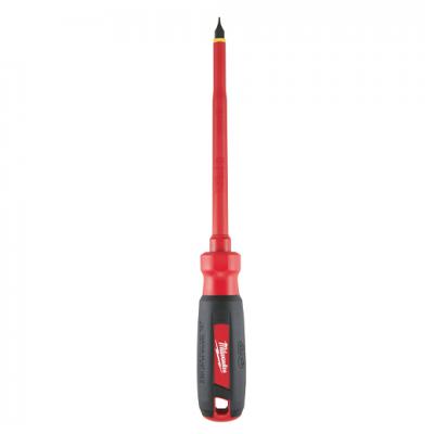 1/4" Slotted - 6" 1000V Insulated Screwdriver