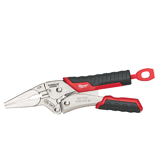 6" TORQUE LOCK Long Nose Locking Pliers with Durable Grip
