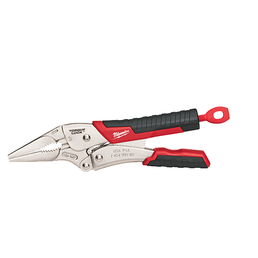 9" TORQUE LOCK Long Nose Locking Pliers with Durable Grip
