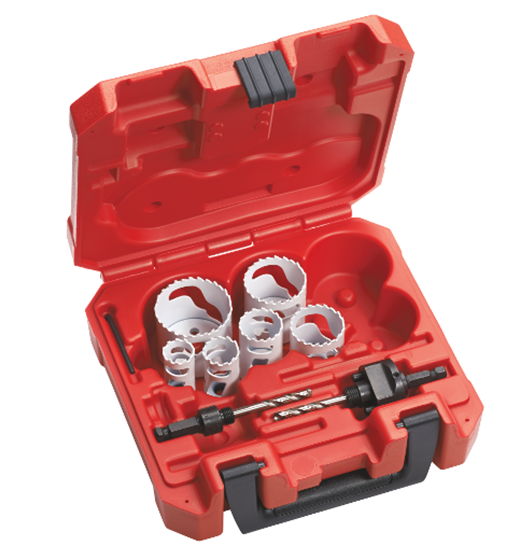 8 PC Locksmith's Hole Dozer™ Hole Saw Kit