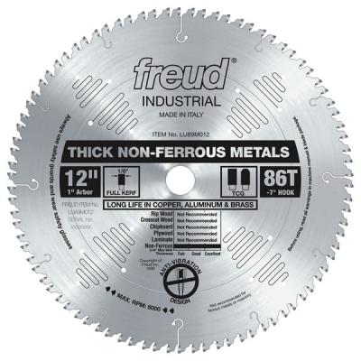 12" Thick Non-Ferrous Metal Blade