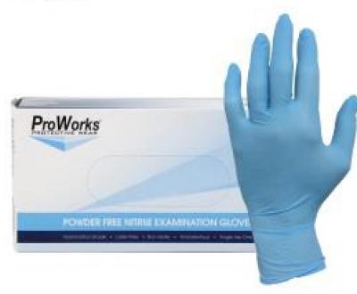 5mil Nitrile Exam Gloves Powder  (Blue)