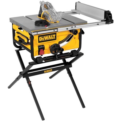 10" Compact Job Site Table Saw with Site-Pro Modular Guarding System and Stand