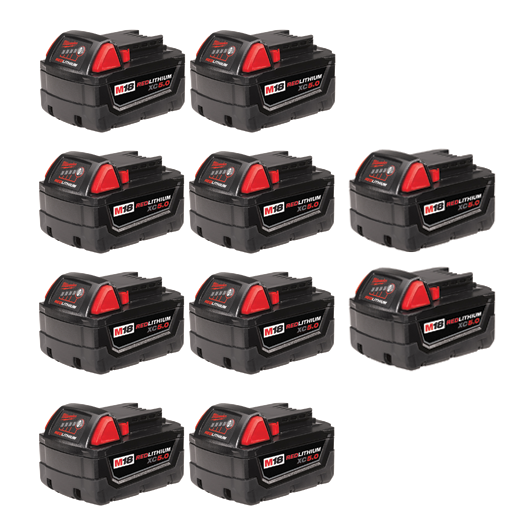 M18™ REDLITHIUM™ XC5.0 Extended Capacity Battery (10 Pk)