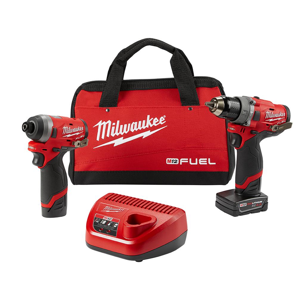 M12 FUEL™ 2-Tool Combo Kit Hammer Drill and Impact Driver