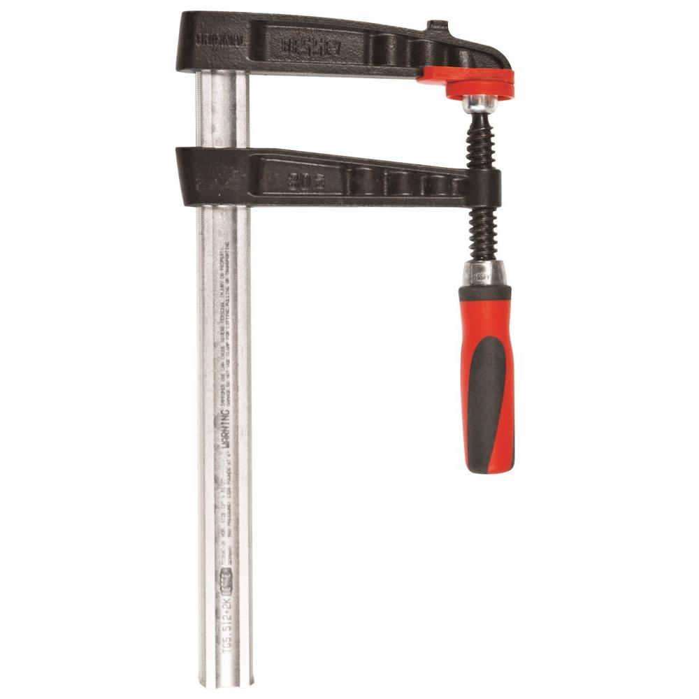 TG Series 12 in. Capacity 5-1/2 in. Throat Depth Bar Clamp with T-Bar Handle