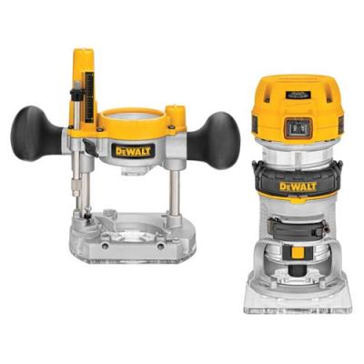 1.25 HP Max Torque Variable Speed Compact Router Combo Kit with LED's