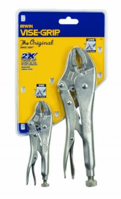 2Pc. Original Locking Pliers Set (Irwin)