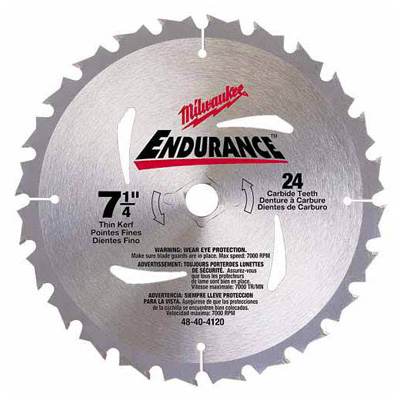 (25) 7-1/4 in. 24T Carbide Tipped Circular Saw Blades