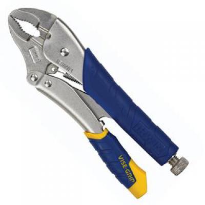 Fast Release Curved Jaw Locking Pliers with Wire Cutter 10"