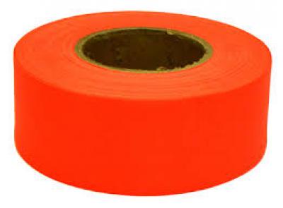 300' Orange Flagging Tape PK 24