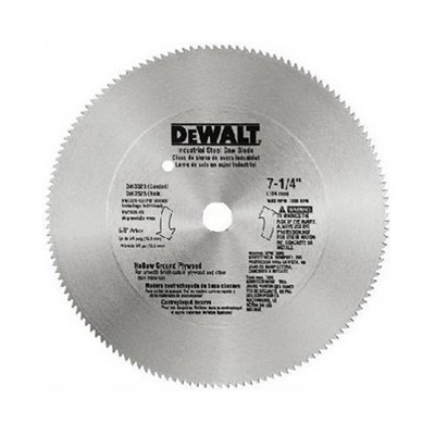 7-1/4" 140T Steel Hollow Ground Plywood Saw Blade