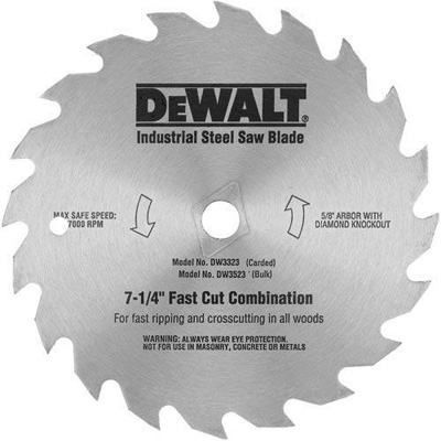 7-1/4" 60T Steel Master Combo Saw Blade