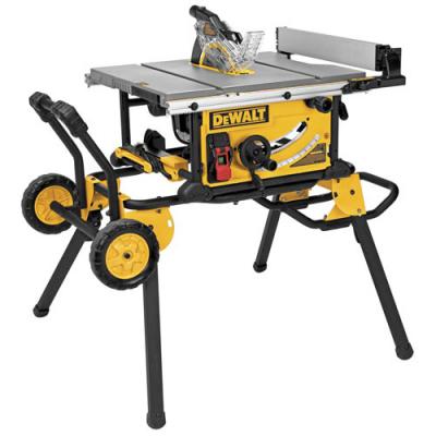 10 in. Jobsite Table Saw w/ Rolling Stand (DW744XRS replacement)