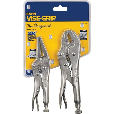 2Pc. Original Locking Pliers Set (Irwin)