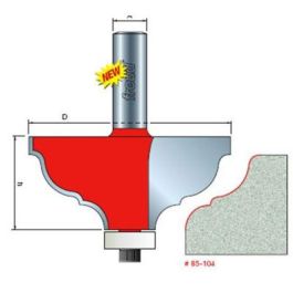 3-Inch Dia. Solid Surface Edge Profile NewYorkPowerTools.com