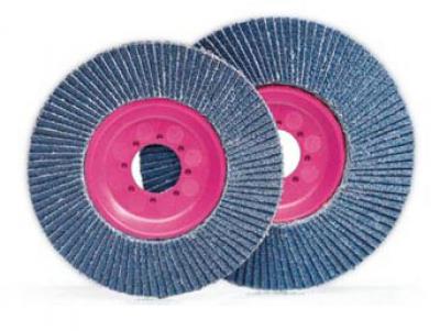 Zirconium Flap Discs-Trimmable (T27) 4-1/2 x 7/8 (Box of 10) 